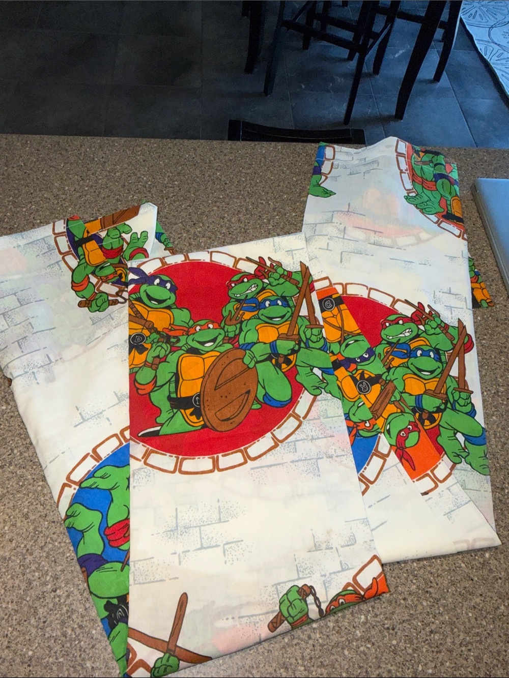 Teenage Mutant Ninja Turtles 1990 Vintage twin sheet